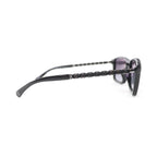 Chanel Rectangle Shape Sunglasses CC Logo Eyewear Black 54 17 140 — view 6