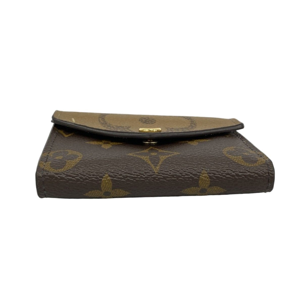 Louis Vuitton Trifold Wallet Monogram Reverse Portefeuille Zoe Brown — view 2