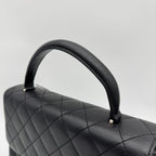 Chanel Caviar Leather Top Handle Handbag — view 5