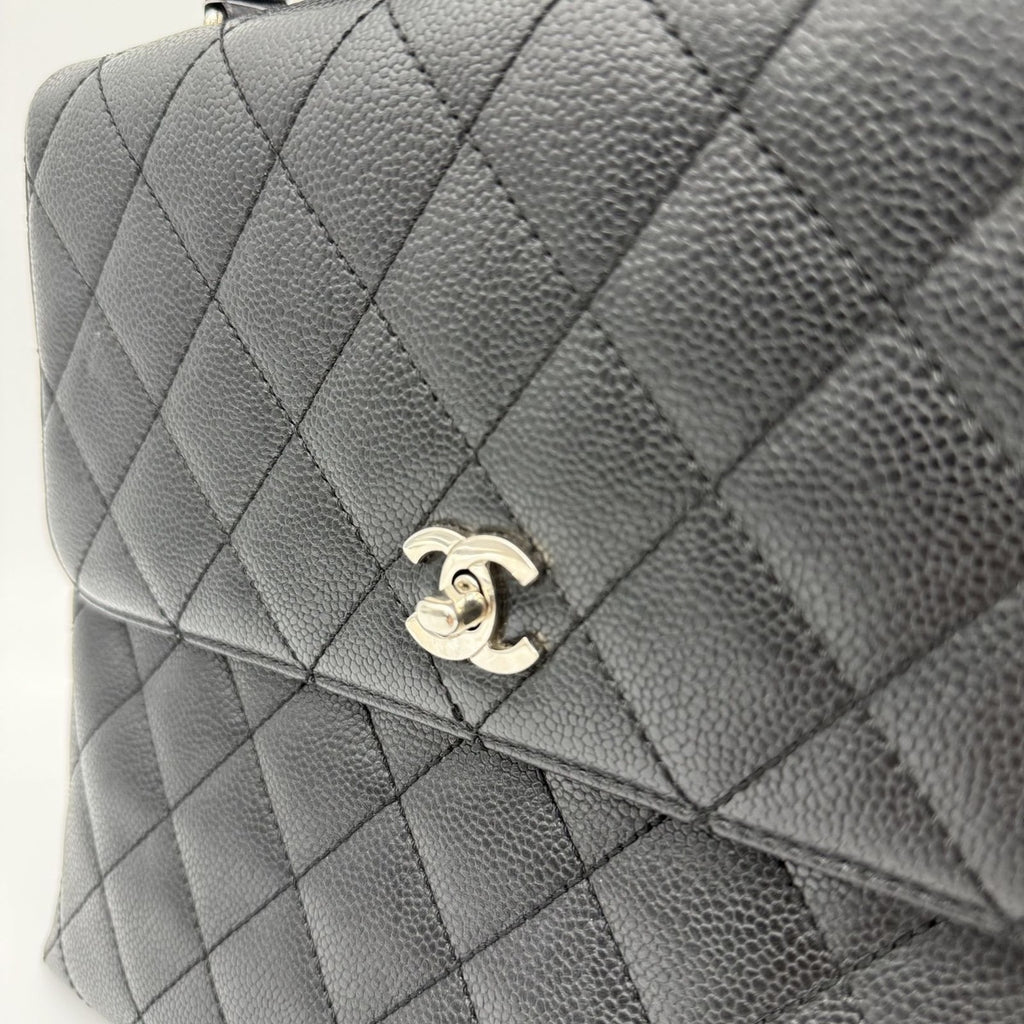 Chanel Caviar Leather Top Handle Handbag — view 6