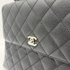 Chanel Caviar Leather Top Handle Handbag — view 6