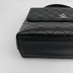 Chanel Caviar Leather Top Handle Handbag — view 8