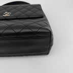 Chanel Caviar Leather Top Handle Handbag — view 9