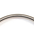 Hermes Carte A Jouet Orfevre Blanc Platine Current Enamel Bracelet Bangle — view 8