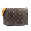 Louis Vuitton Musette Tango Short Strap Monogram Leather Brown Light Shoulder