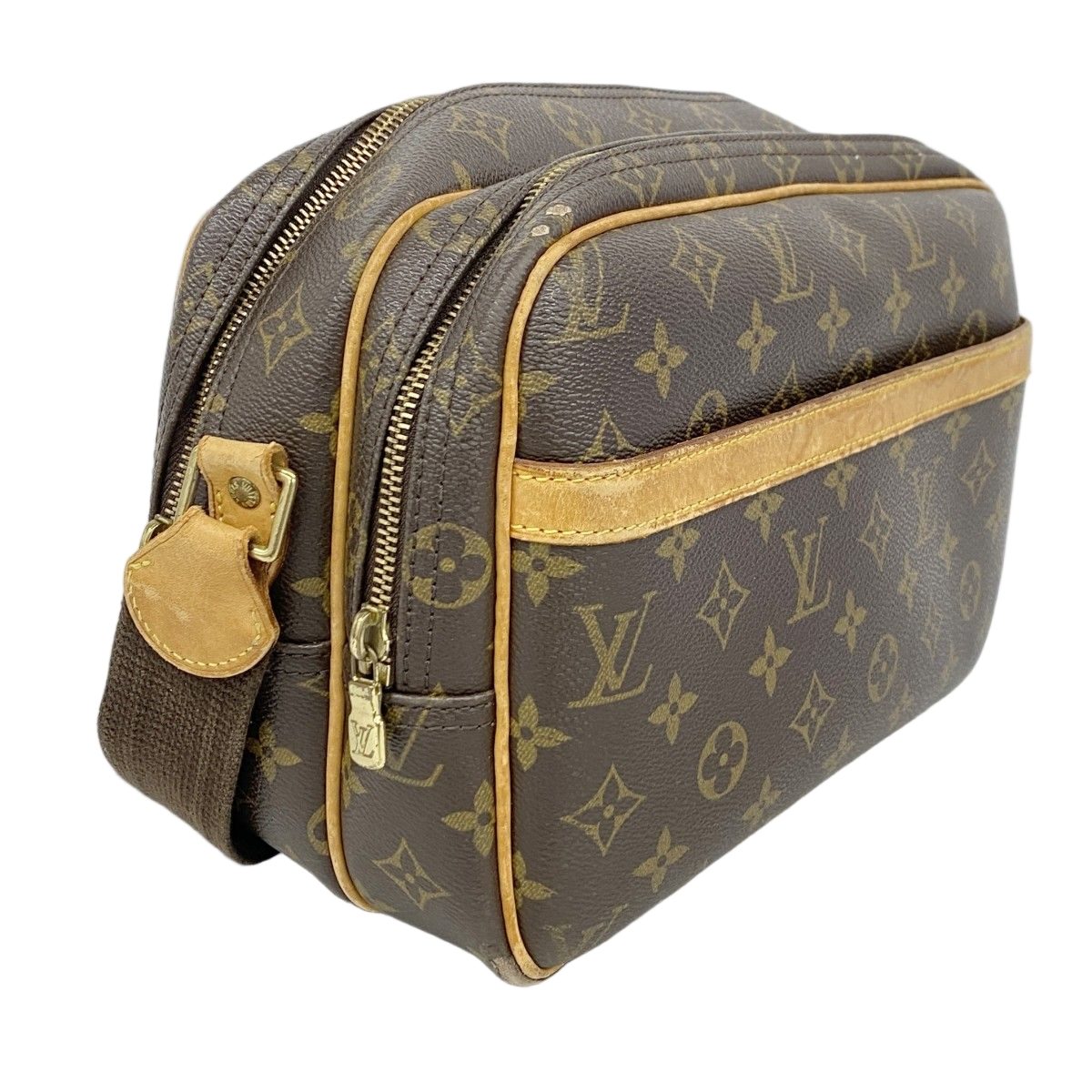 Louis Vuitton Shoulder Bag Monogram Reporter PM Brown — view 2