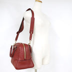 Loewe Amazona 75 Repeat Anagram 2-Way Shoulder Calf Red Handbag — view 9