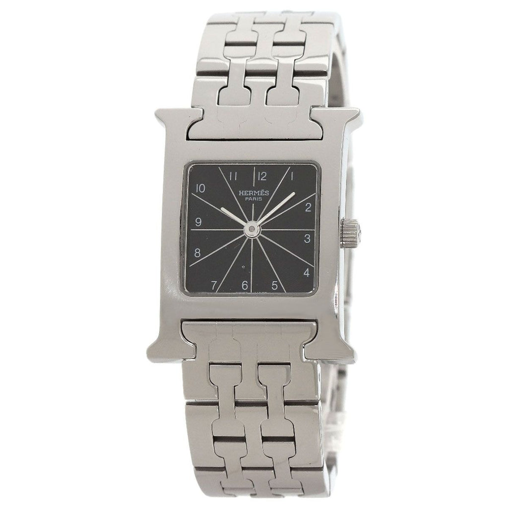 Hermes Watch SS Black
