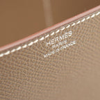 Hermes Shoulder Bag Della Cavalleria Mini Etoupe Leather — view 4