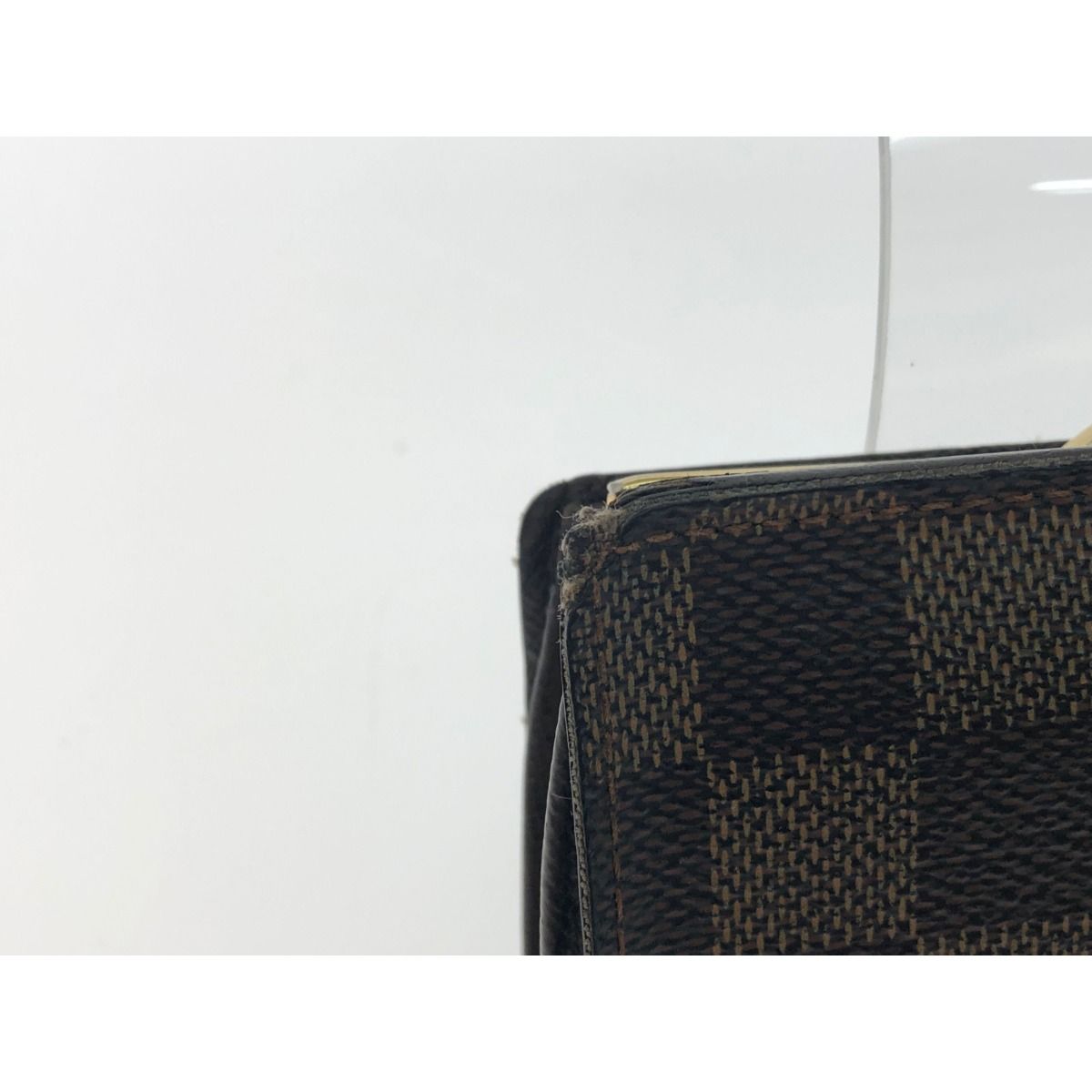Louis Vuitton Damier Portefeuille Viennois Clasp Bifold Wallet Brown — view 6