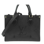Louis Vuitton On The Go PM Black Monogram Empreinte 2-Way Shoulder Bag