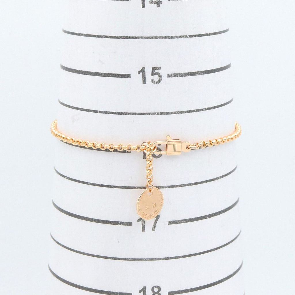 Hermes Bracelet Kelly Clochette Small PM 18k Pink Gold Diamond — view 5