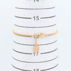 Hermes Bracelet Kelly Clochette Small PM 18k Pink Gold Diamond — view 5
