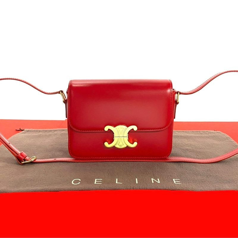 Celine Teen Triomphe Logo Hardware Leather — view 2