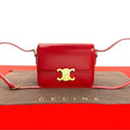 Celine Teen Triomphe Logo Hardware Leather