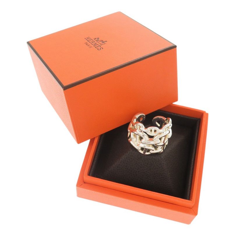 Hermes Chaine D'ancre Anchene GM Size 53 Silver 925 Ring 0340 — view 3