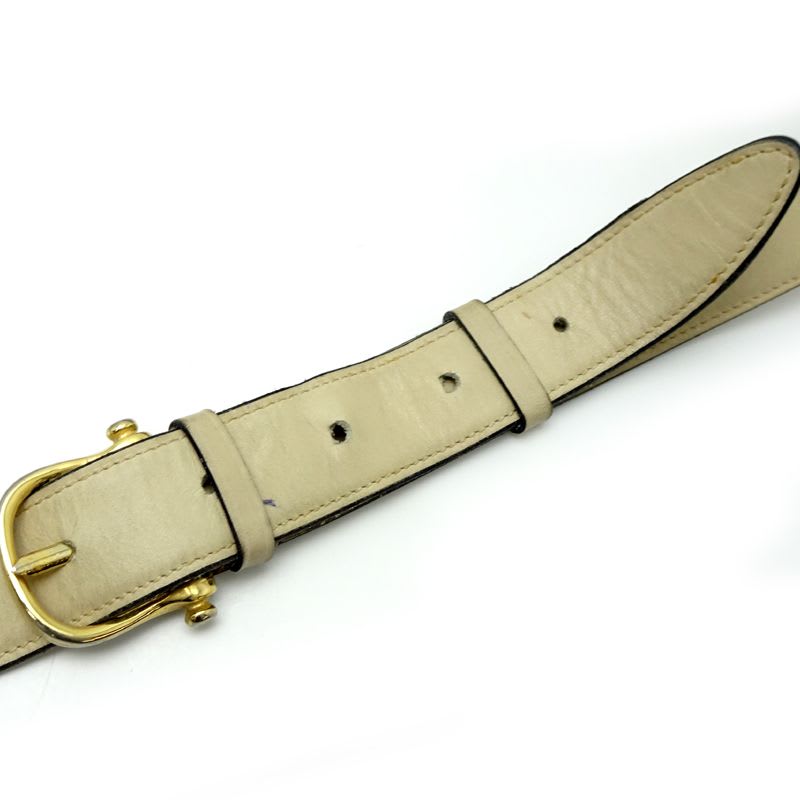 Celine Shoulder Horse Carriage Ivory Bag — view 6