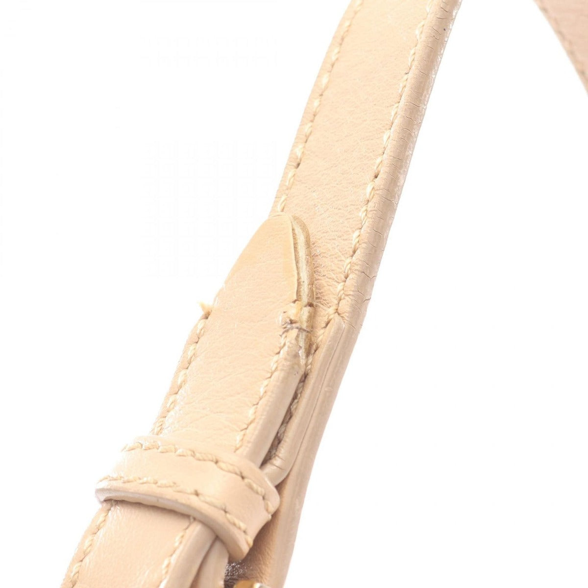 Fendi Shoulder Bag Zucchino Beige Canvas Leather — view 5