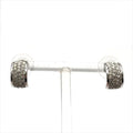 Dior Rhinestone Silver Earrings