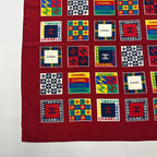Chanel CC Logo Scarf Silk Red Vintage — view 4