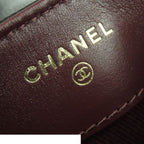 Chanel Phone Case Black Gold Caviar Leather Quilted CC Logo Chain — view 6
