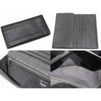 Fendi Medium Zipper Wallet Black Leather Logo — view 2