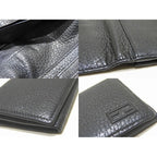 Fendi Medium Zipper Wallet Black Leather Logo — view 3