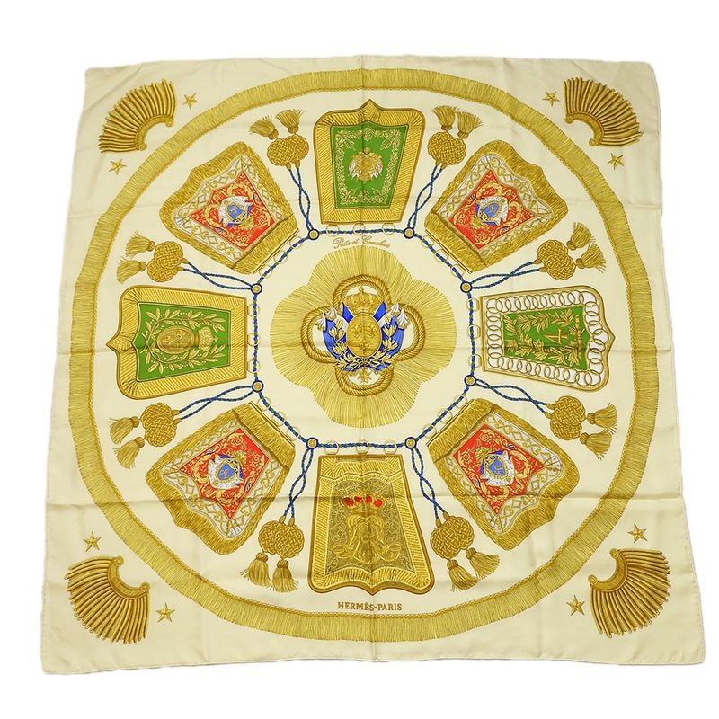 Hermes Scarf Carre 90 Silk Multicolor Fashionable Poste Et Cavalerie Saber