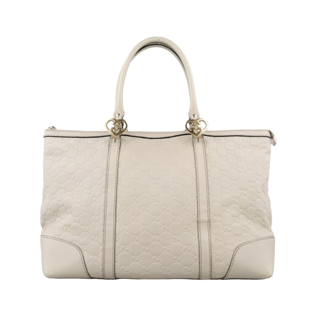 Gucci Brea White Leather Handbag