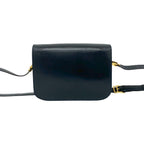 Celine Vintage Logo Carriage Calf Leather Shoulder Bag — view 3