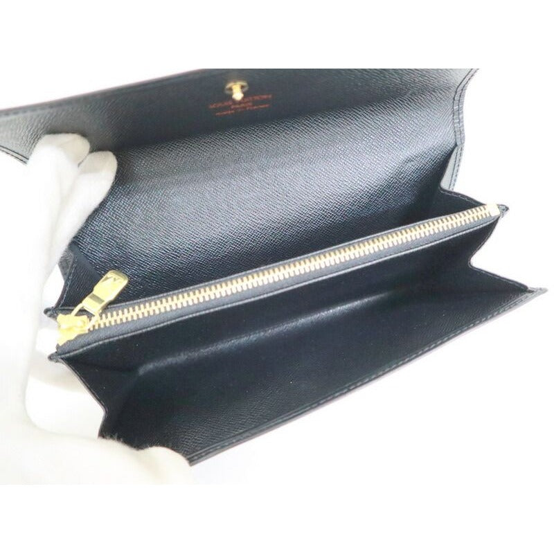 Louis Vuitton Pochette Porte Monnaie Cles Wallet Epi Noir Black — view 5