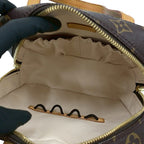 Louis Vuitton Vintage Spontini Monogram Leather 2-Way Shoulder Bag Brown — view 9