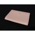 Fendi Peekaboo Leather Turnlock Card Case Business Holder Pink — view 2