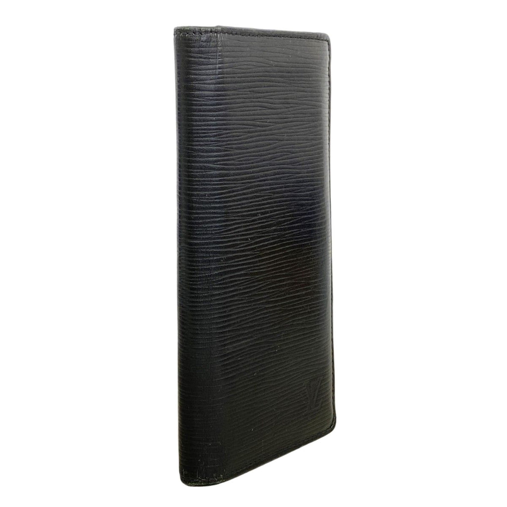 Louis Vuitton Wallet Epi Portefeuille Brazza Noir — view 2