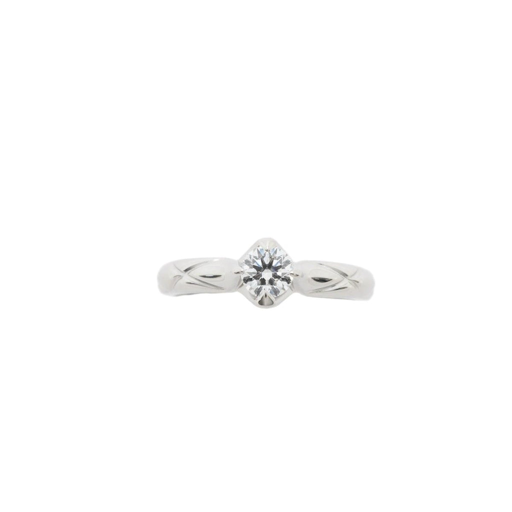 Chanel Ring Quilted Platinum Diamond — view 2