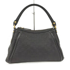 Gucci Guccissima Scarlet Shoulder Bag Leather Black