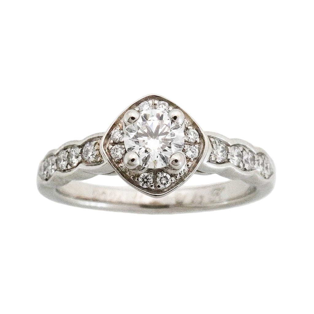 Chanel Ring Coco Crush Engagement Platinum Diamond — view 2