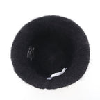 Dior Hat CD Logo Bucket Black Wool Nylon — view 3