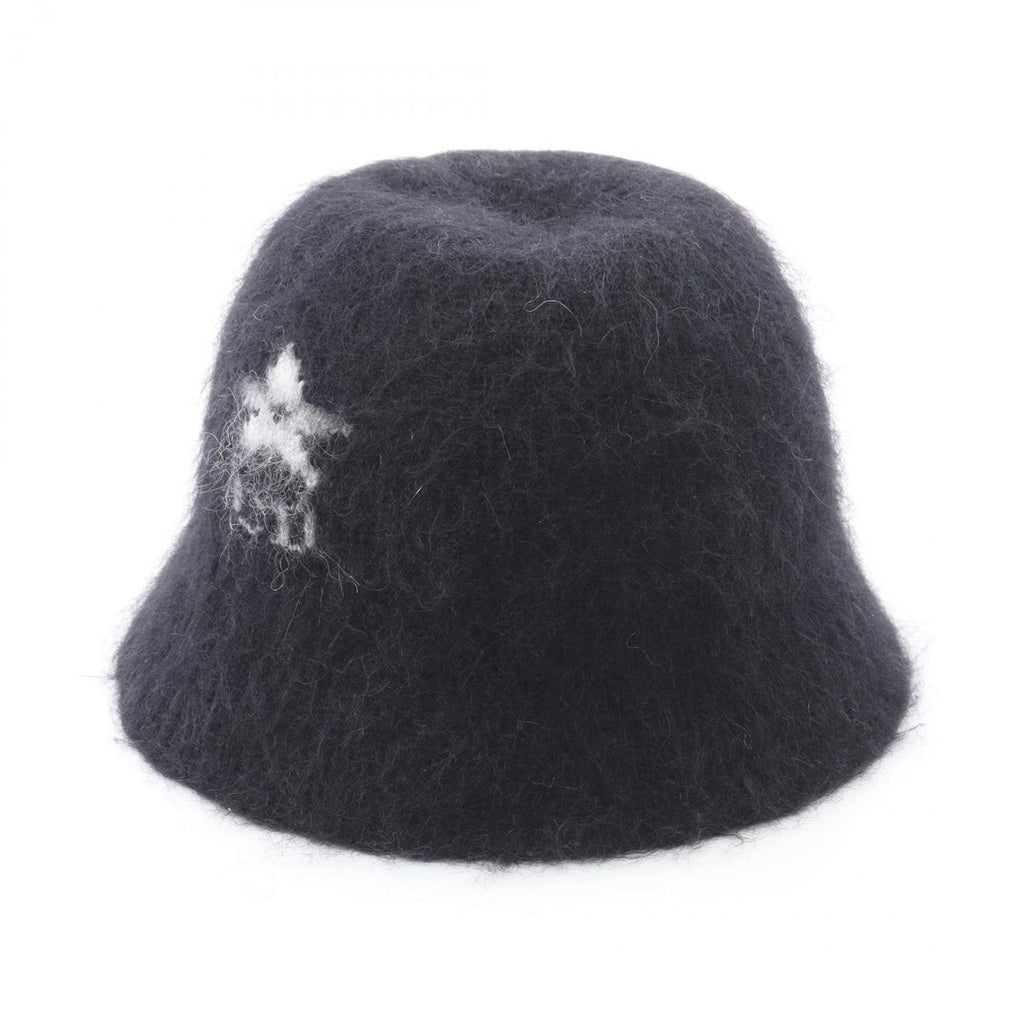Dior Hat CD Logo Bucket Black Wool Nylon