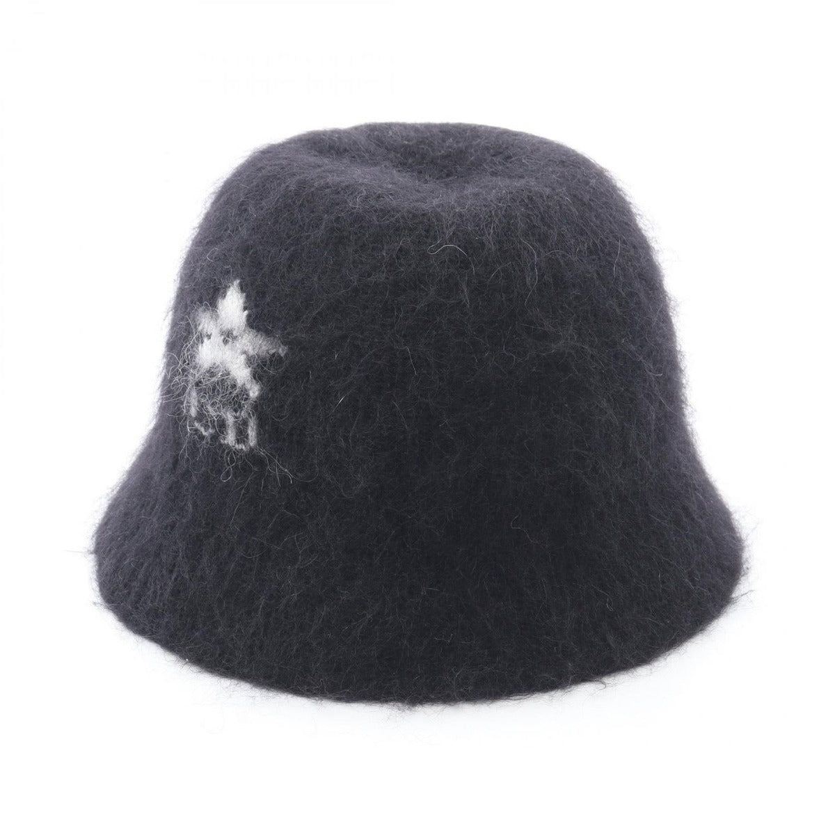 Dior Hat CD Logo Bucket Black Wool Nylon