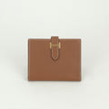 Hermes Bearn Compact Wallet Bifold Mini Gold Brown Veau Epsom