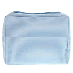 Hermes Cabriole Togo Bag MM Cotton White Blue Water 1009 Pouch — view 3