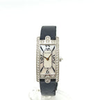Harry Winston Watch 18K White Gold Avenue-c Mini
