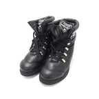 Chanel Coconeige CC Logo Lambskin Boots 37 Shoes Black
