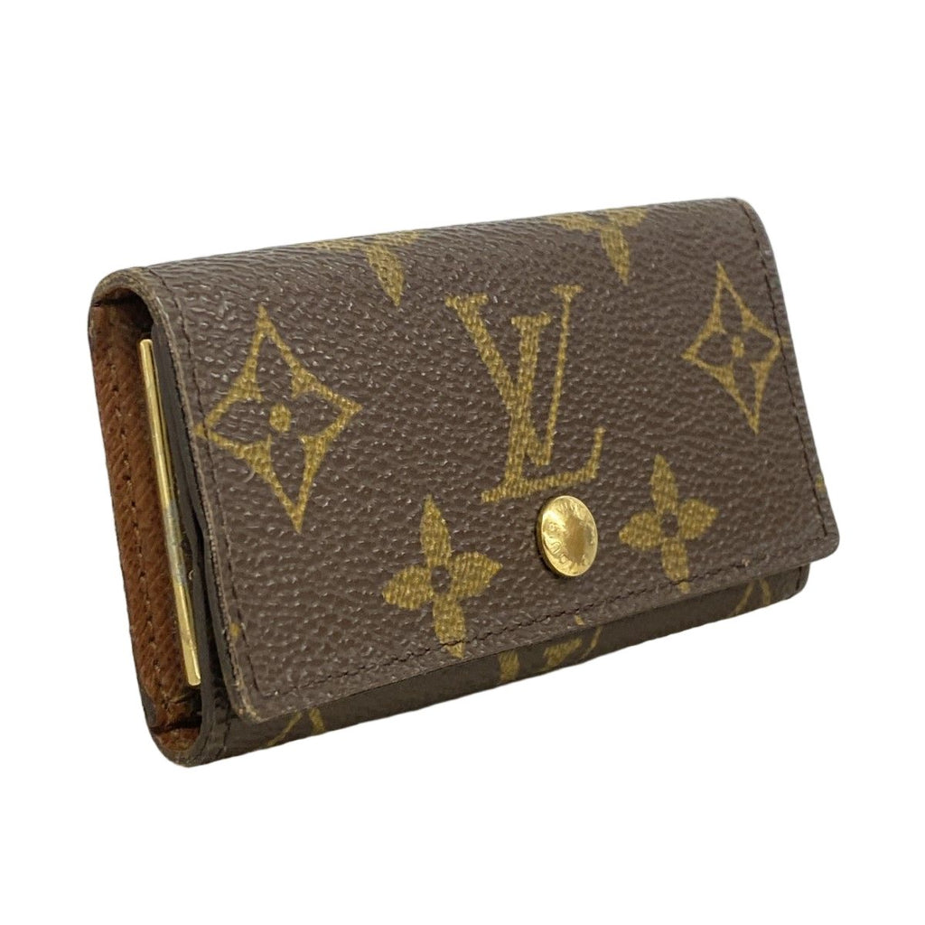 Louis Vuitton Key Case Monogram Multicles 4 Brown Key Holder — view 2