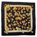 Hermes Scarf Silk Carre 90 Couvee D'hermes Chicks Black — view 2