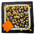 Hermes Scarf Silk Carre 90 Couvee D'hermes Chicks Black