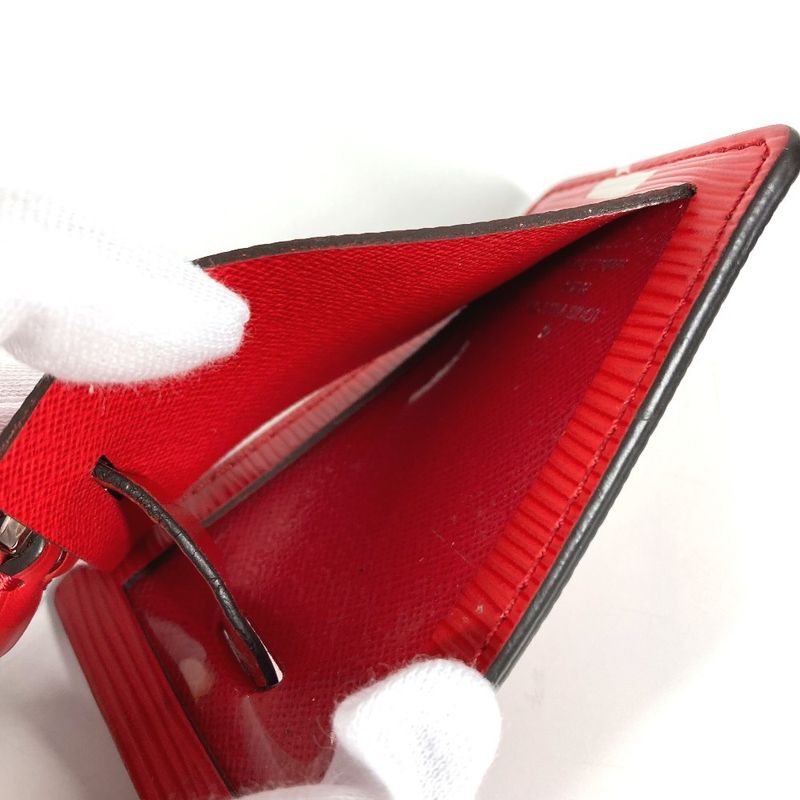 Louis Vuitton Name Tag Supreme Collaboration Epi Leather Red — view 2