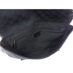 Gucci GG Pattern Canvas Crossbody Waist Bag Black — view 5