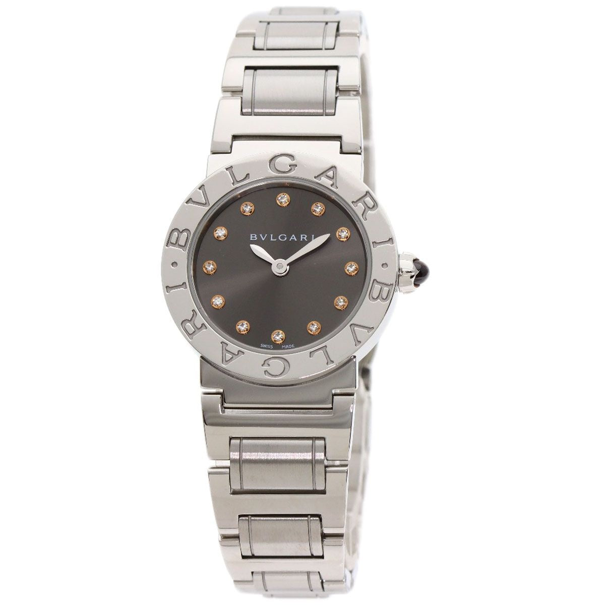 Bvlgari 12 Diamond Watch SS